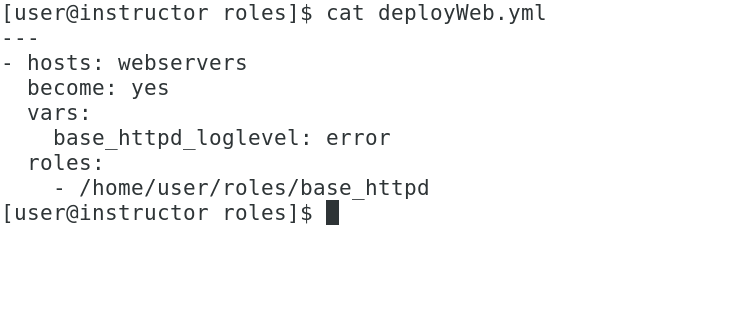 Override the default variables in Ansible